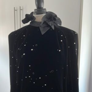 Vintage Escada velvet cocktail dress